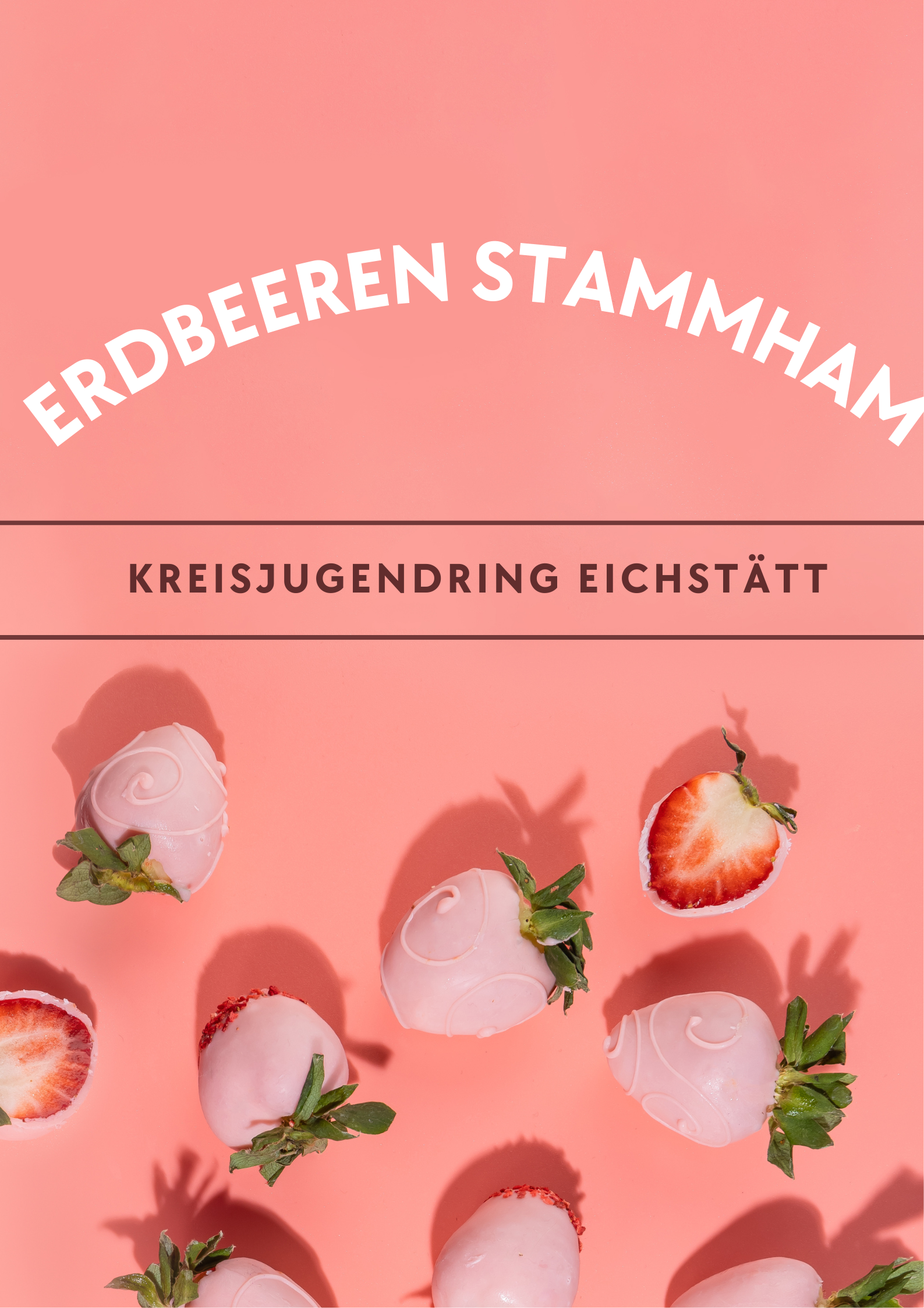 Coral Pink Elegant Valentine’s Day Poster