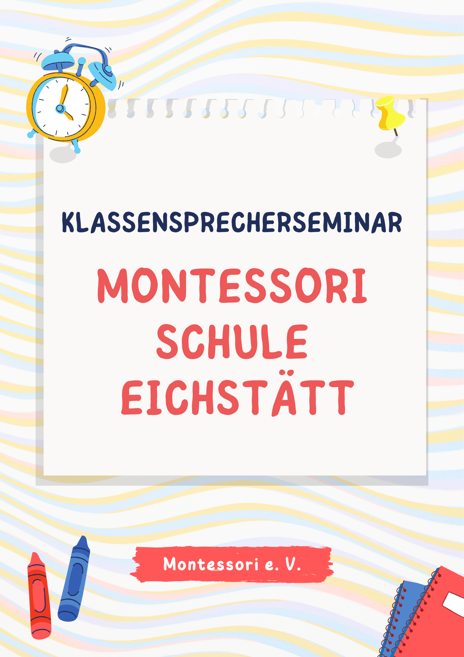 White Blue Red Colorful Playful Simple Welcome Back to School Poster