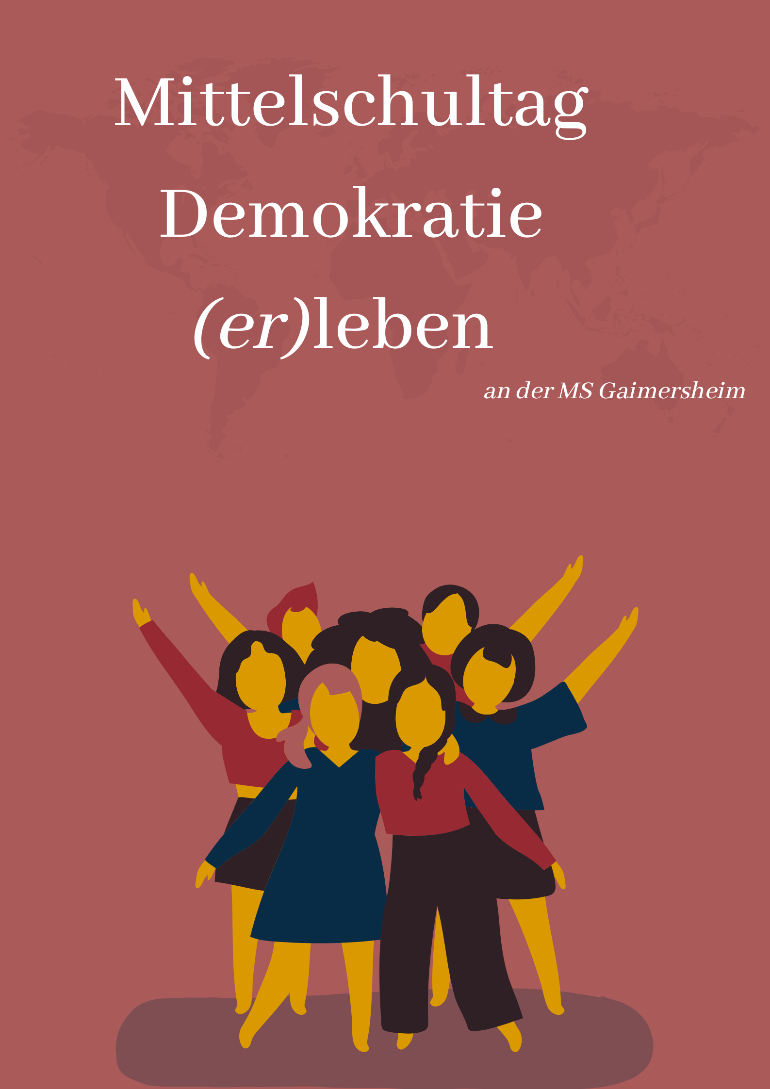 Yellow Illustrated Tolerance International Day Poster